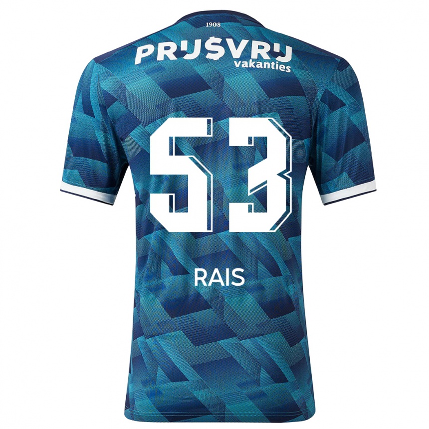 Kids Football Amir Rais #53 Blue Away Jersey 2023/24 T-Shirt