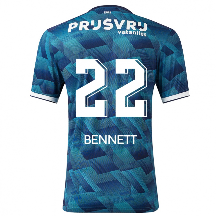 Kids Football Walter Bennett #22 Blue Away Jersey 2023/24 T-Shirt