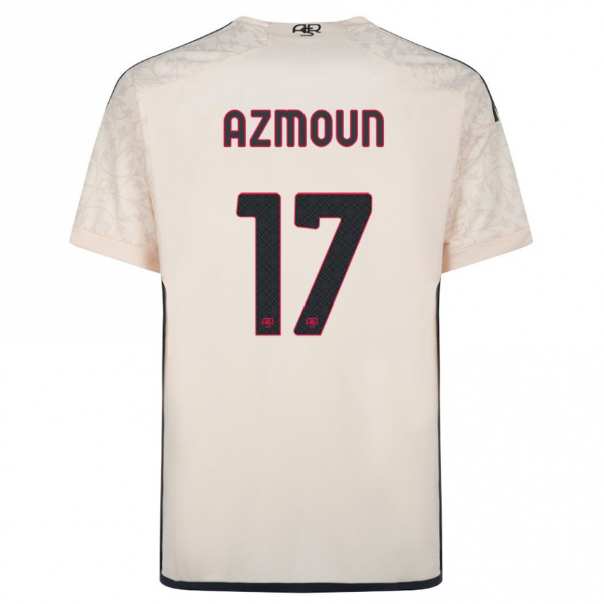 Kids Football Sardar Azmoun #17 Off-White Away Jersey 2023/24 T-Shirt