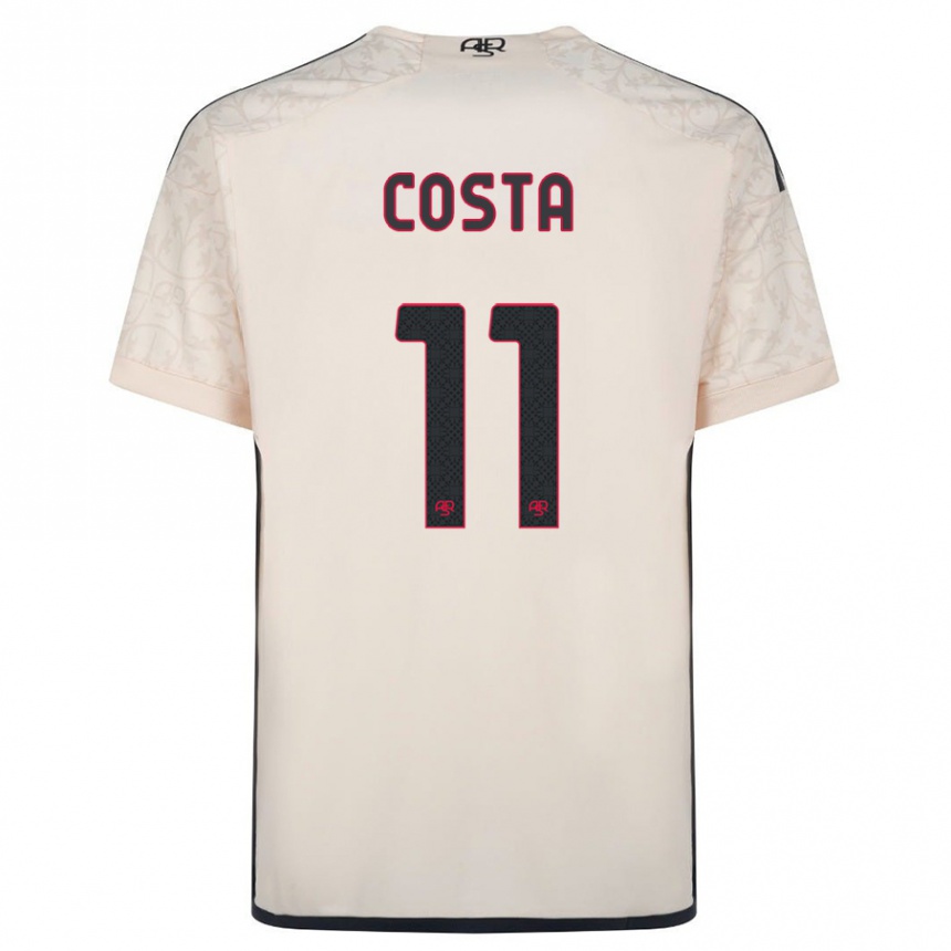 Kids Football João Costa #11 Off-White Away Jersey 2023/24 T-Shirt