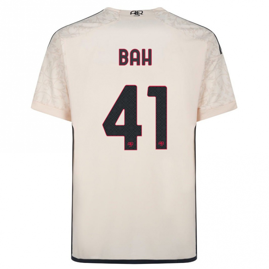 Kids Football Muhammed Bah #41 Off-White Away Jersey 2023/24 T-Shirt