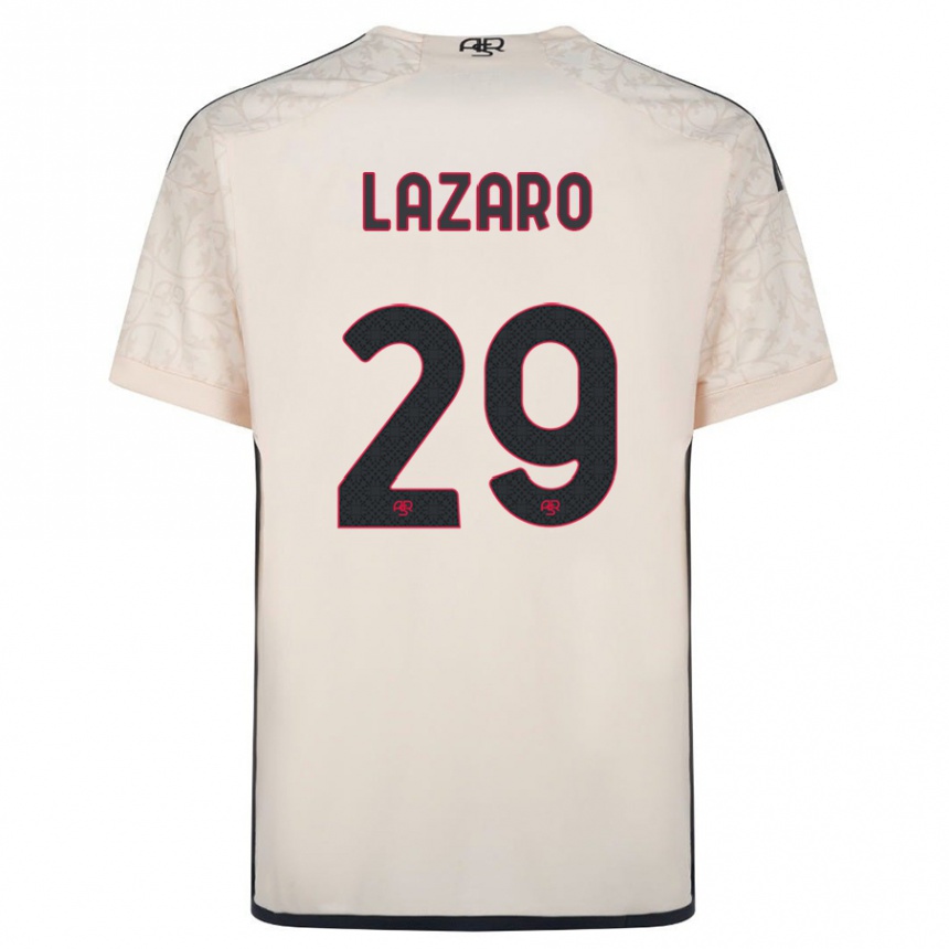 Kids Football Paloma Lazaro #29 Off-White Away Jersey 2023/24 T-Shirt