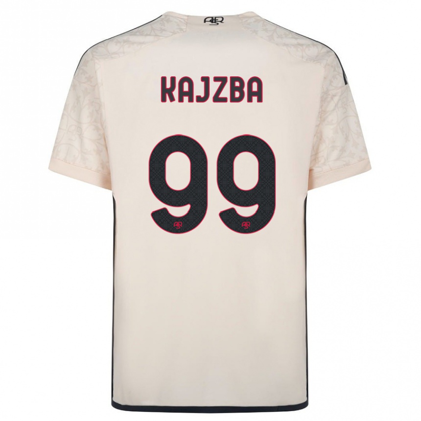 Kids Football Nina Kajzba #99 Off-White Away Jersey 2023/24 T-Shirt