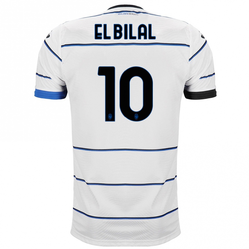 Kids Football El Bilal Touré #10 White Away Jersey 2023/24 T-Shirt