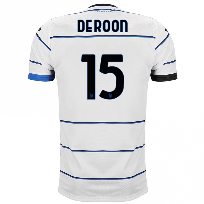 Kids Football Marten De Roon #15 White Away Jersey 2023/24 T-Shirt