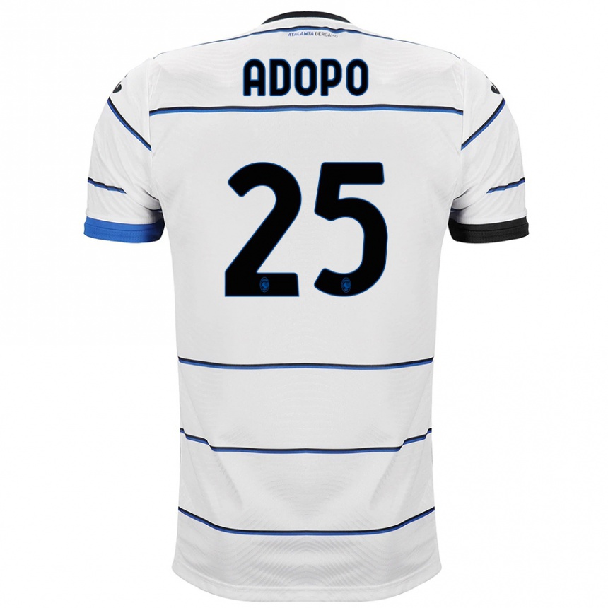 Kids Football Michel Adopo #25 White Away Jersey 2023/24 T-Shirt