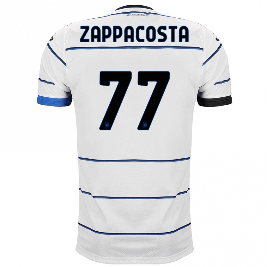 Kids Football Davide Zappacosta #77 White Away Jersey 2023/24 T-Shirt