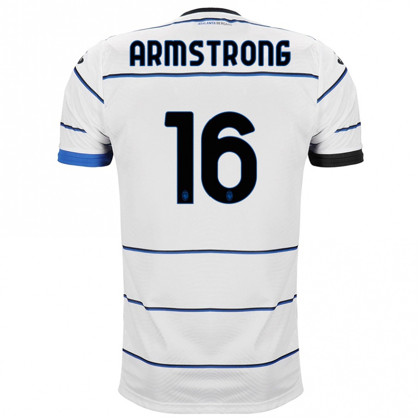 Kids Football Daniel Armstrong #16 White Away Jersey 2023/24 T-Shirt