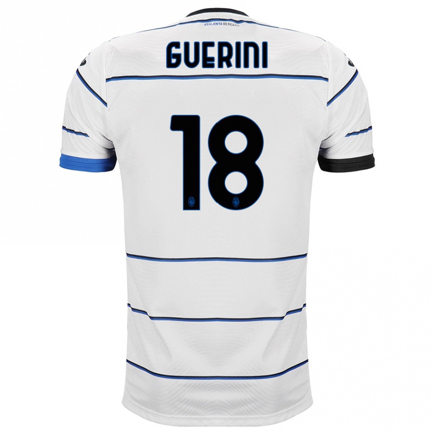 Kids Football Alessio Guerini #18 White Away Jersey 2023/24 T-Shirt