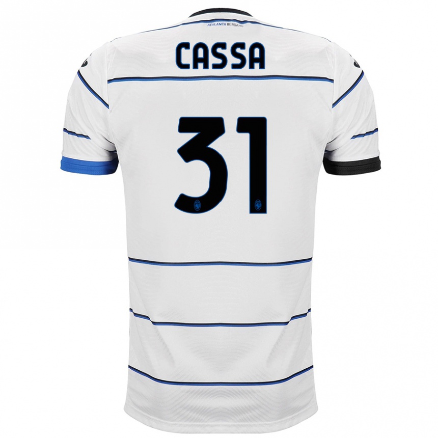 Kids Football Federico Cassa #31 White Away Jersey 2023/24 T-Shirt