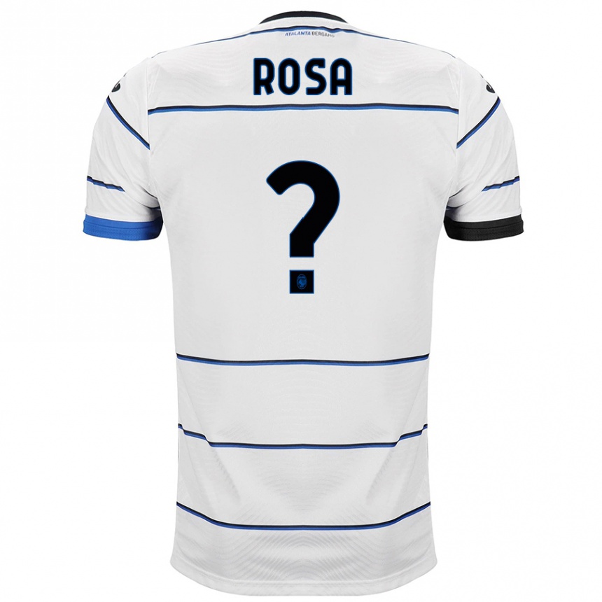 Kids Football Alessio Rosa #0 White Away Jersey 2023/24 T-Shirt