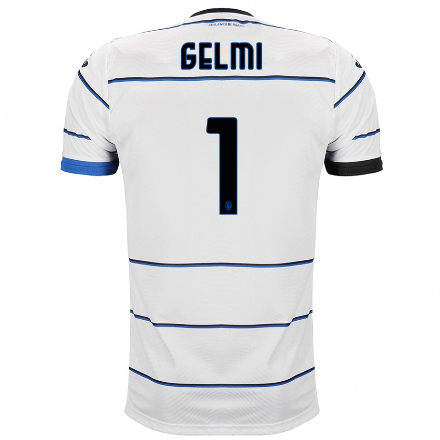 Kids Football Ludovico Gelmi #1 White Away Jersey 2023/24 T-Shirt