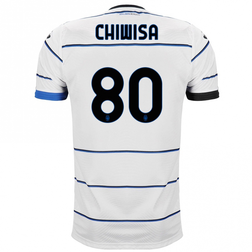 Kids Football Mannah Chiwisa #80 White Away Jersey 2023/24 T-Shirt