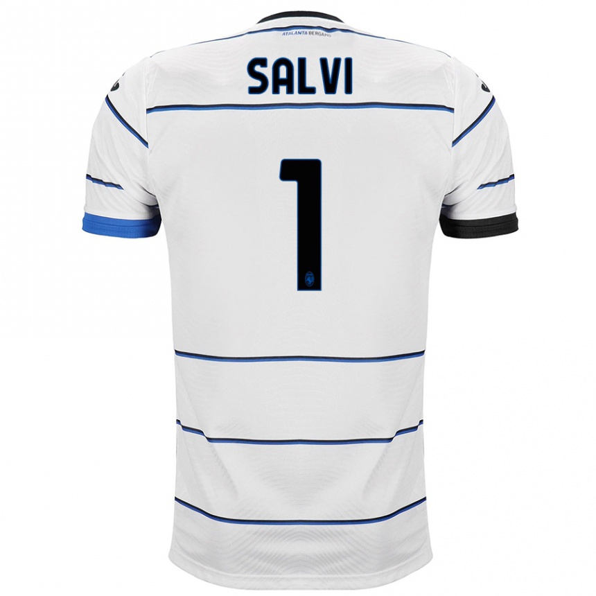 Kids Football Margherita Salvi #1 White Away Jersey 2023/24 T-Shirt