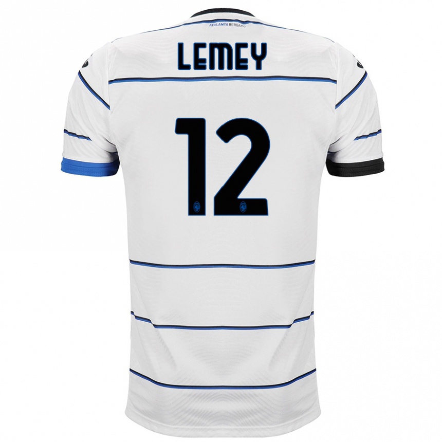 Kids Football Diede Lemey #12 White Away Jersey 2023/24 T-Shirt