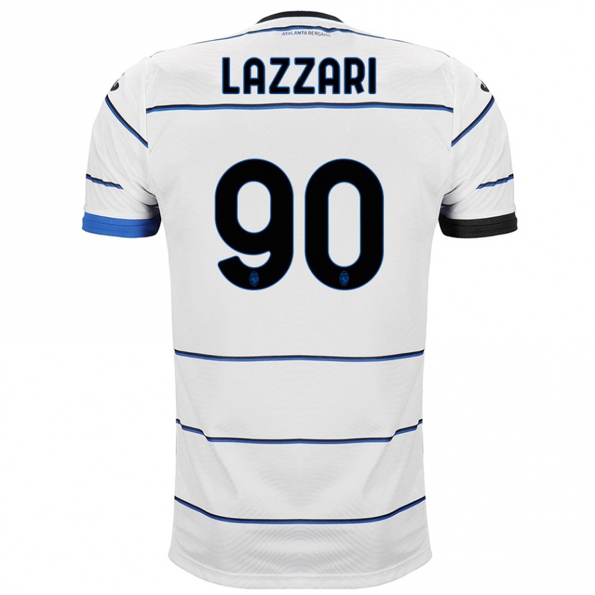 Kids Football Ilaria Lazzari #90 White Away Jersey 2023/24 T-Shirt