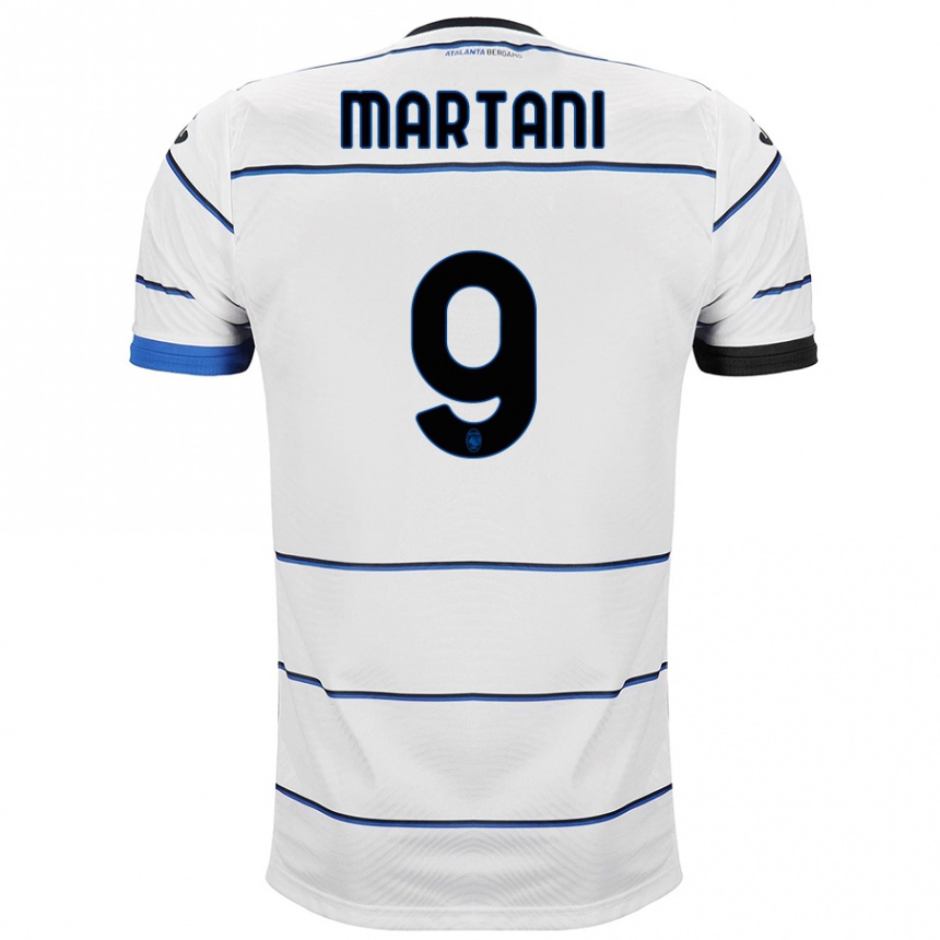 Kids Football Alice Martani #9 White Away Jersey 2023/24 T-Shirt