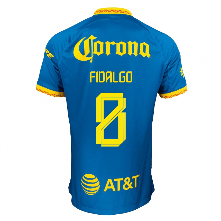 Kids Football Álvaro Fidalgo #8 Blue Away Jersey 2023/24 T-Shirt