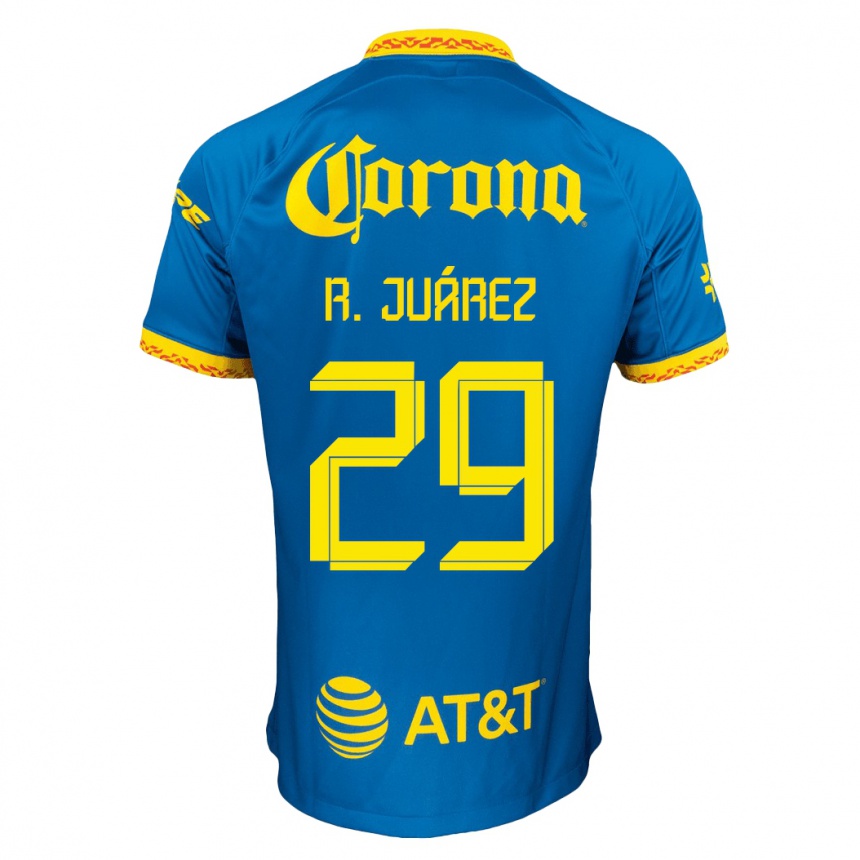 Kids Football Ramón Juárez #29 Blue Away Jersey 2023/24 T-Shirt