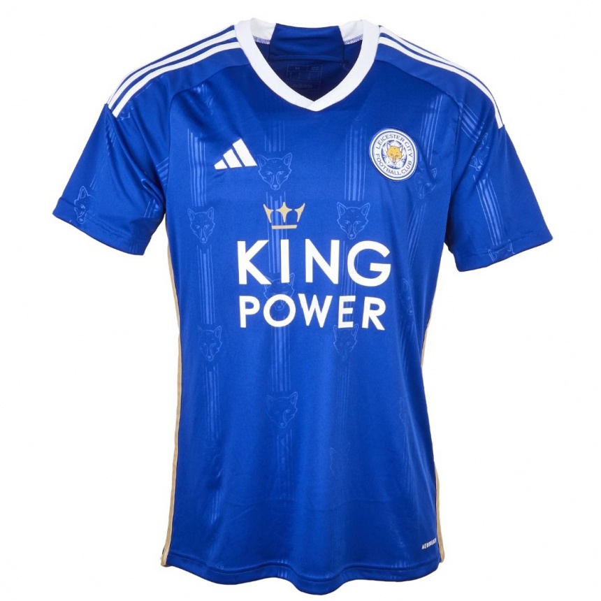 Men  Jamie Vardy #9 Royal Blue Home Jersey 2023/24 T-Shirt