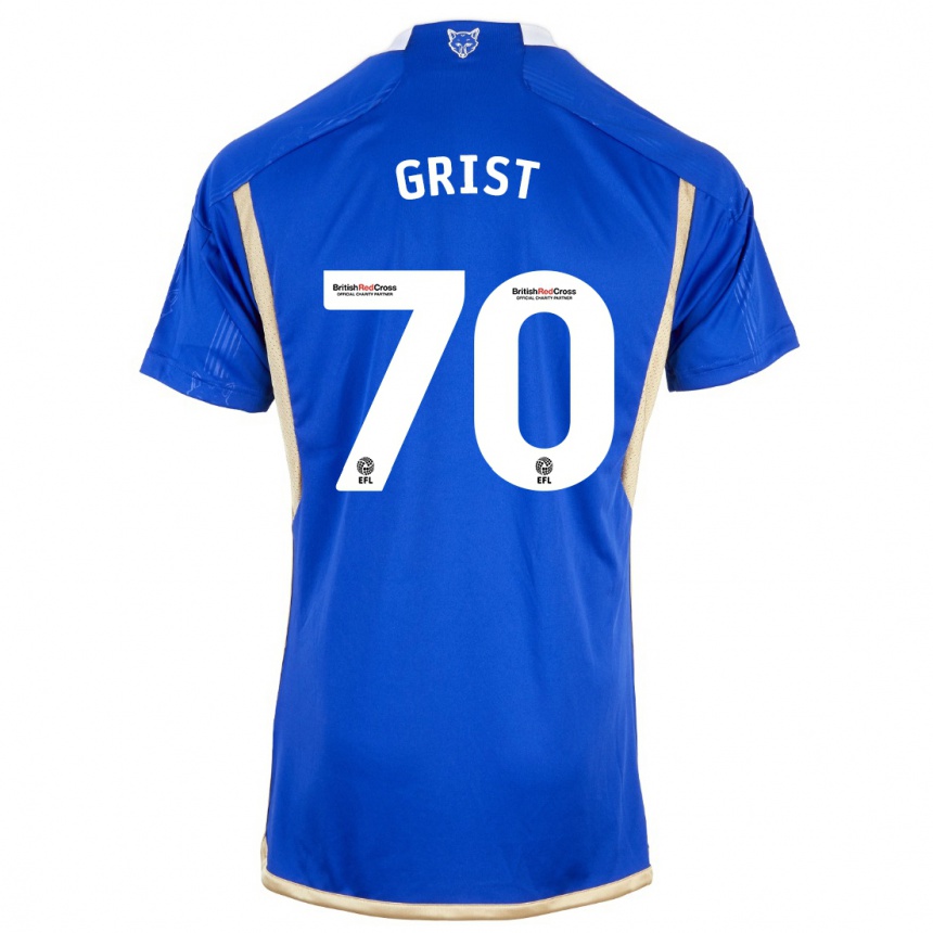 Men  Ben Grist #70 Royal Blue Home Jersey 2023/24 T-Shirt