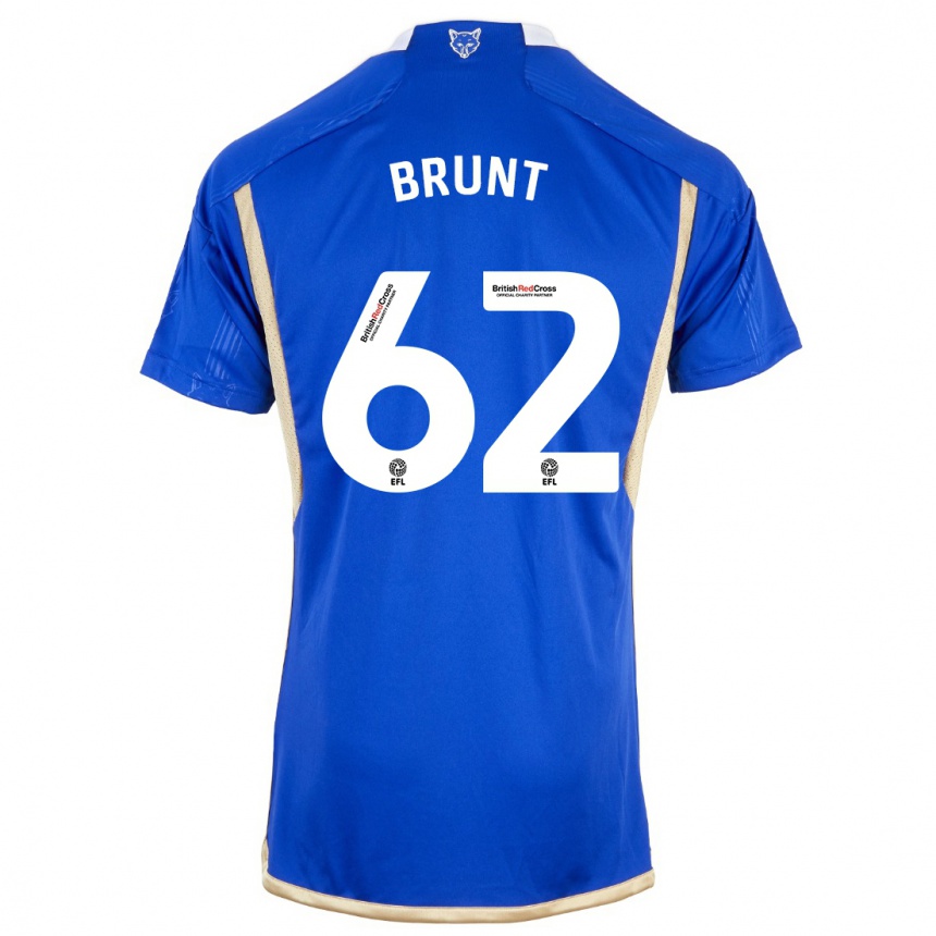 Men  Lewis Brunt #62 Royal Blue Home Jersey 2023/24 T-Shirt