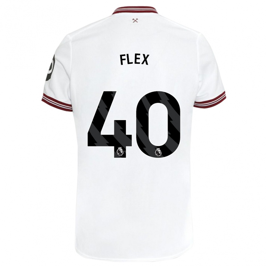 Men Football Armstrong Oko Flex #40 White Away Jersey 2023/24 T-Shirt