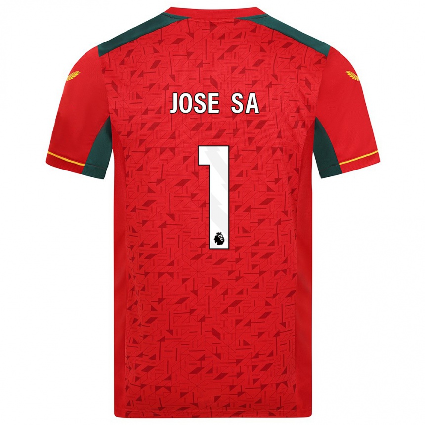 Men Football José Sá #1 Red Away Jersey 2023/24 T-Shirt