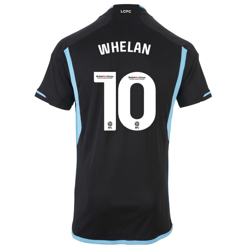 Men Football Aileen Whelan #10 Black Away Jersey 2023/24 T-Shirt