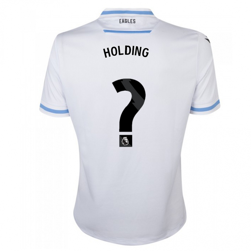 Men Football Rob Holding #0 White Away Jersey 2023/24 T-Shirt