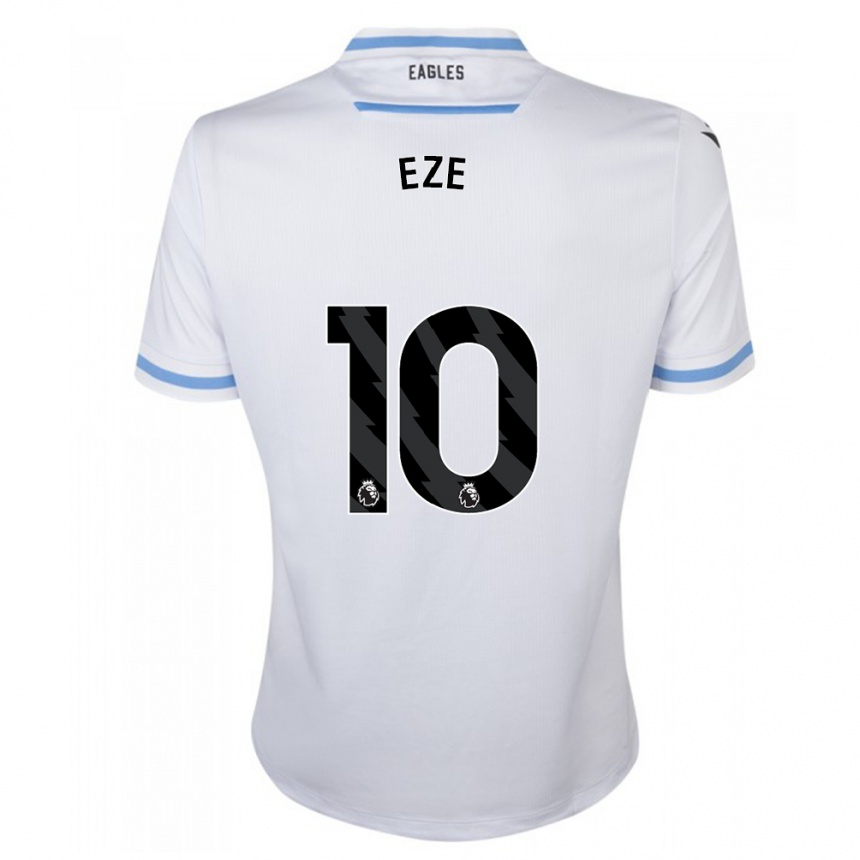 Men Football Eberechi Eze #10 White Away Jersey 2023/24 T-Shirt