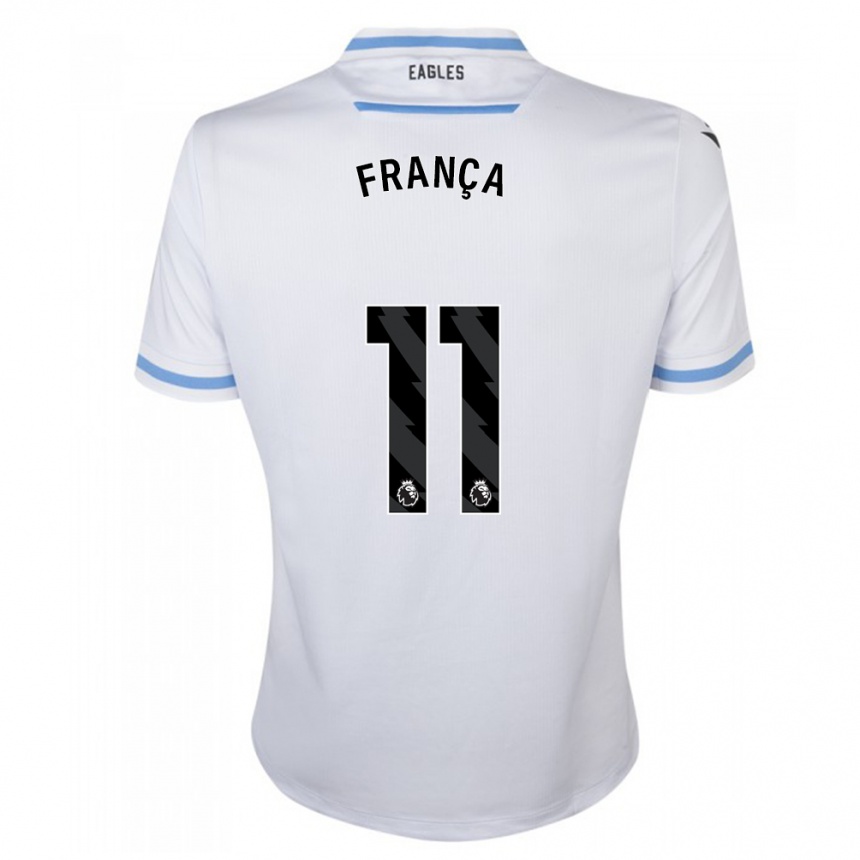 Men Football Matheus França #11 White Away Jersey 2023/24 T-Shirt