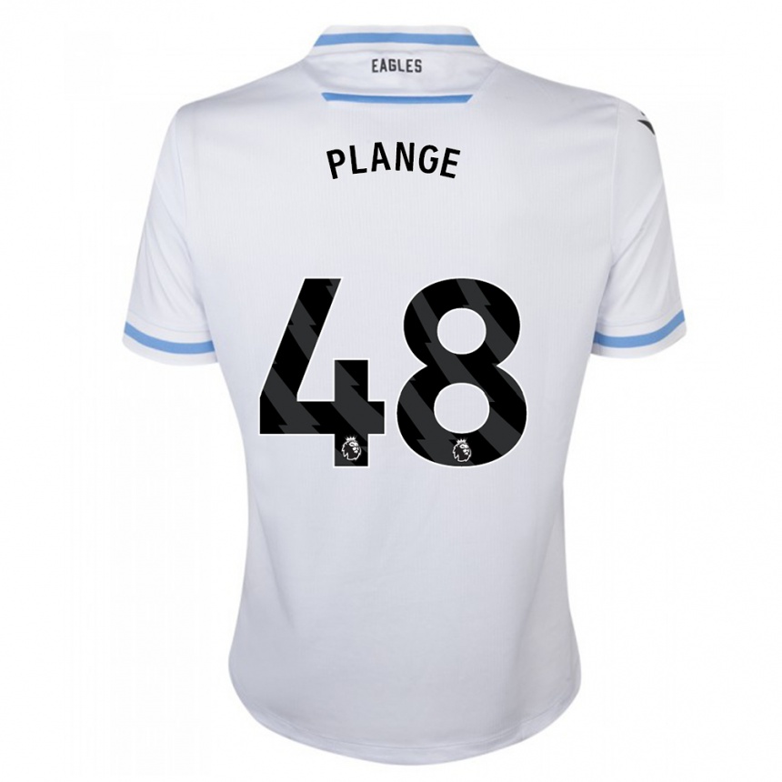 Men Football Luke Plange #48 White Away Jersey 2023/24 T-Shirt