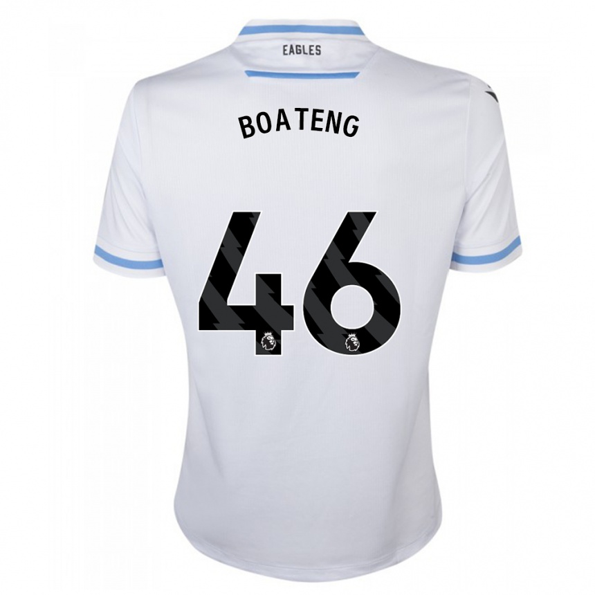 Men Football Malachi Boateng #46 White Away Jersey 2023/24 T-Shirt