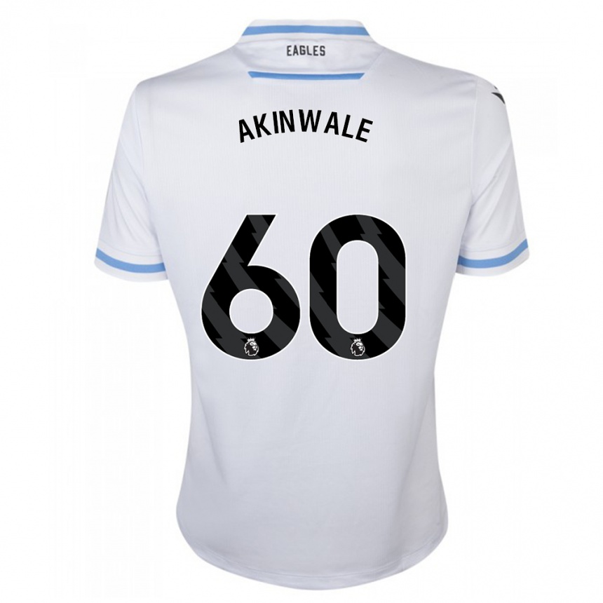 Men Football Victor Akinwale #60 White Away Jersey 2023/24 T-Shirt