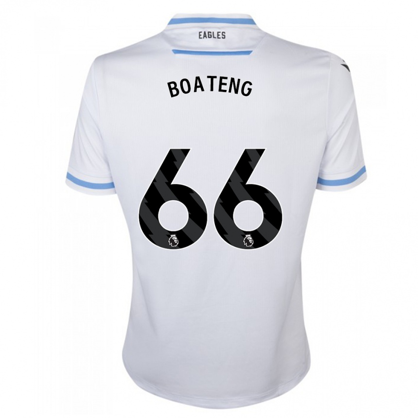 Men Football David Boateng #66 White Away Jersey 2023/24 T-Shirt