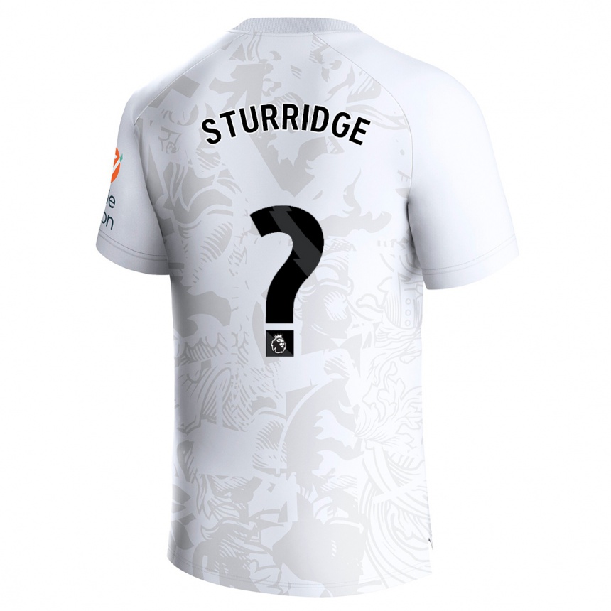 Men Football Dj Campton Sturridge #0 White Away Jersey 2023/24 T-Shirt