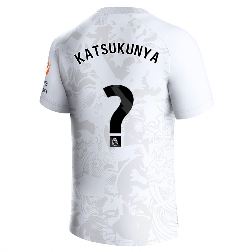 Men Football Thierry Katsukunya #0 White Away Jersey 2023/24 T-Shirt