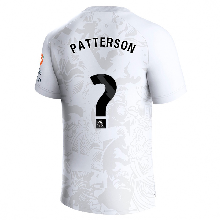 Men Football Travis Patterson #0 White Away Jersey 2023/24 T-Shirt