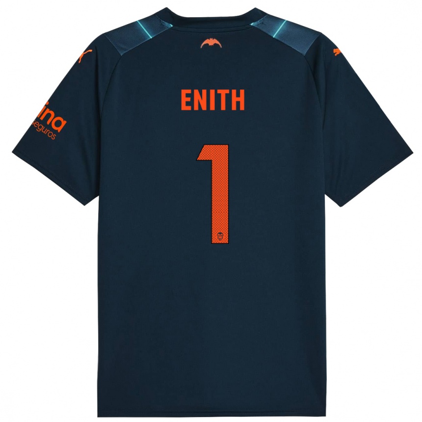 Men Football Enith #1 Marine Blue Away Jersey 2023/24 T-Shirt