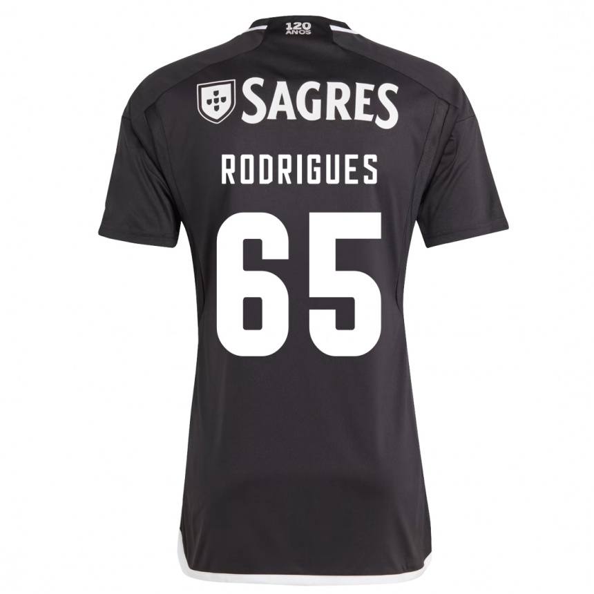 Men Football Rafael Rodrigues #65 Black Away Jersey 2023/24 T-Shirt