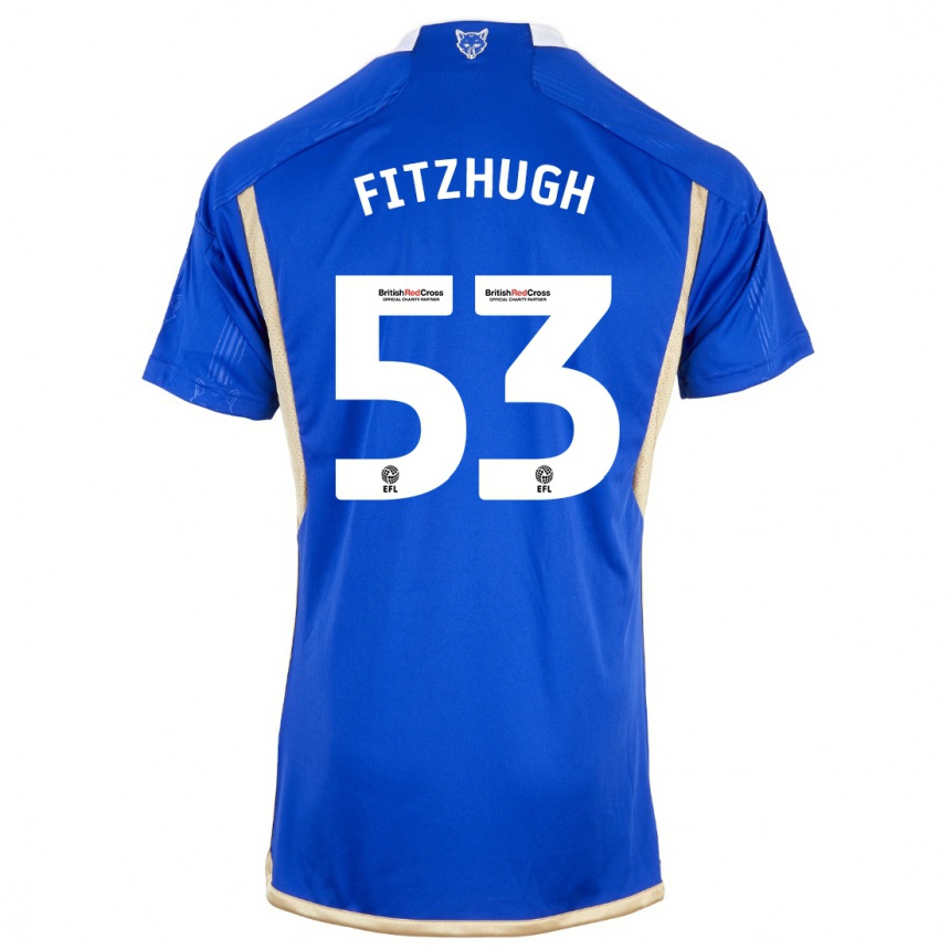 Women  Ethan Fitzhugh #53 Royal Blue Home Jersey 2023/24 T-Shirt