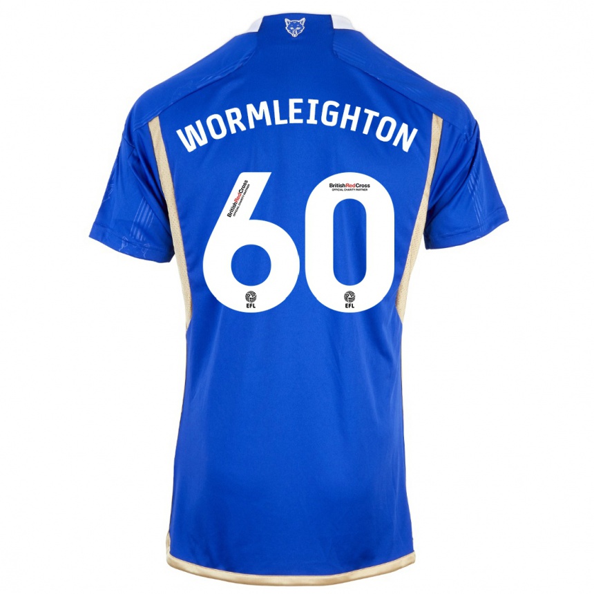 Women  Joe Wormleighton #60 Royal Blue Home Jersey 2023/24 T-Shirt