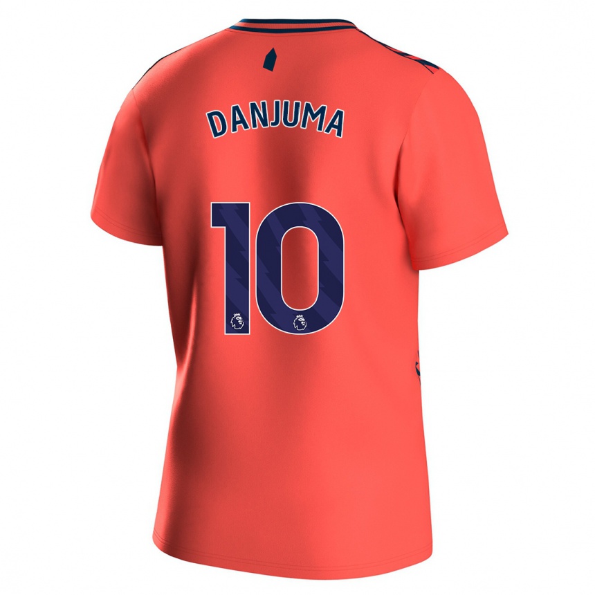 Women Football Arnaut Danjuma #10 Coral Away Jersey 2023/24 T-Shirt