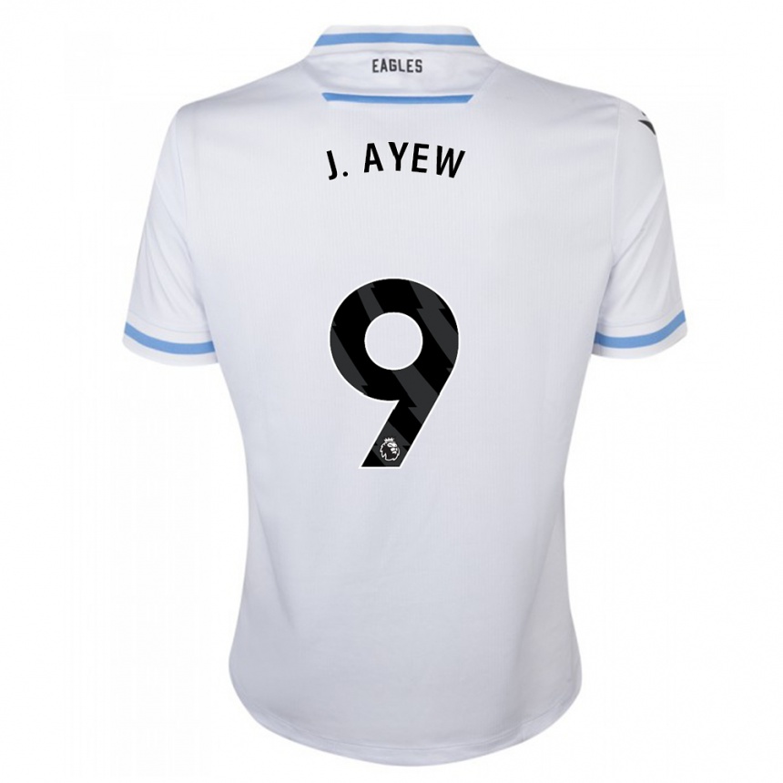 Women Football Jordan Ayew #9 White Away Jersey 2023/24 T-Shirt