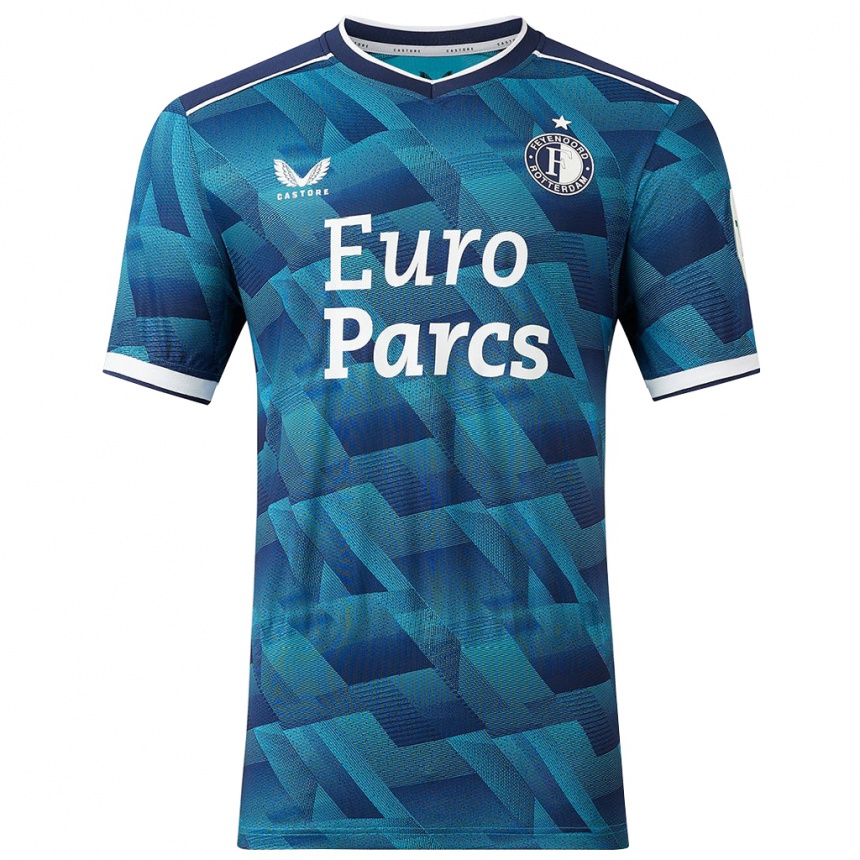 Women Football Romee Van De Lavoir #25 Blue Away Jersey 2023/24 T-Shirt