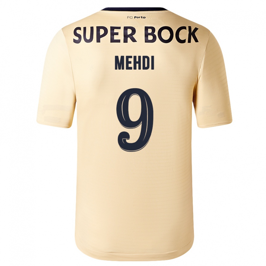 Women Football Mehdi Taremi #9 Beige-Golden Away Jersey 2023/24 T-Shirt