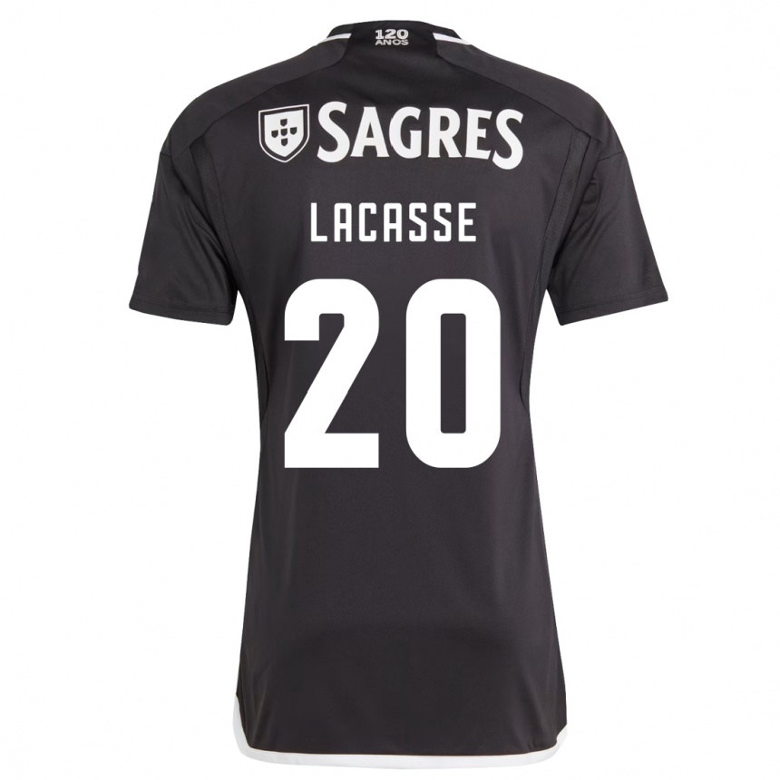 Women Football Cloe Lacasse #20 Black Away Jersey 2023/24 T-Shirt