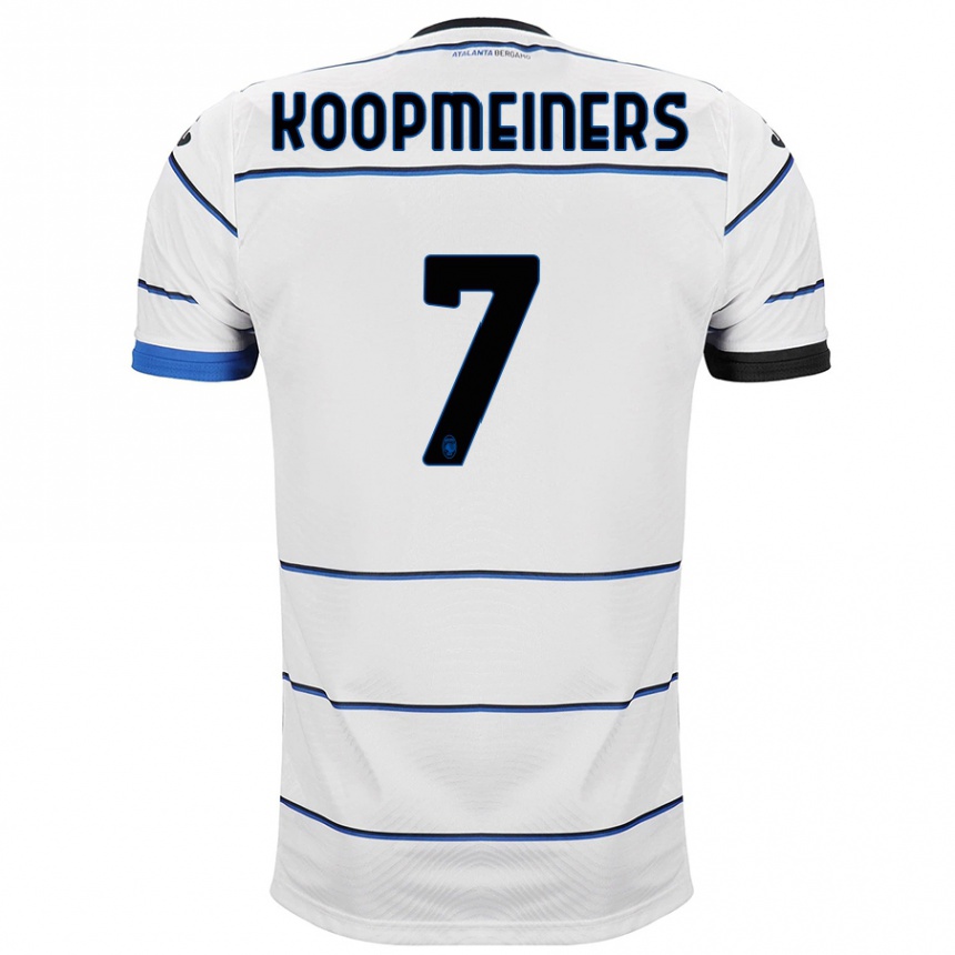 Women Football Teun Koopmeiners #7 White Away Jersey 2023/24 T-Shirt