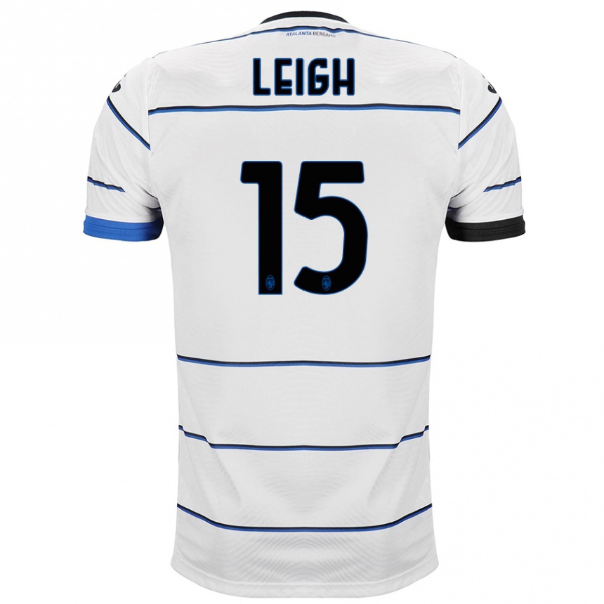 Women Football Adrienne Leigh #15 White Away Jersey 2023/24 T-Shirt